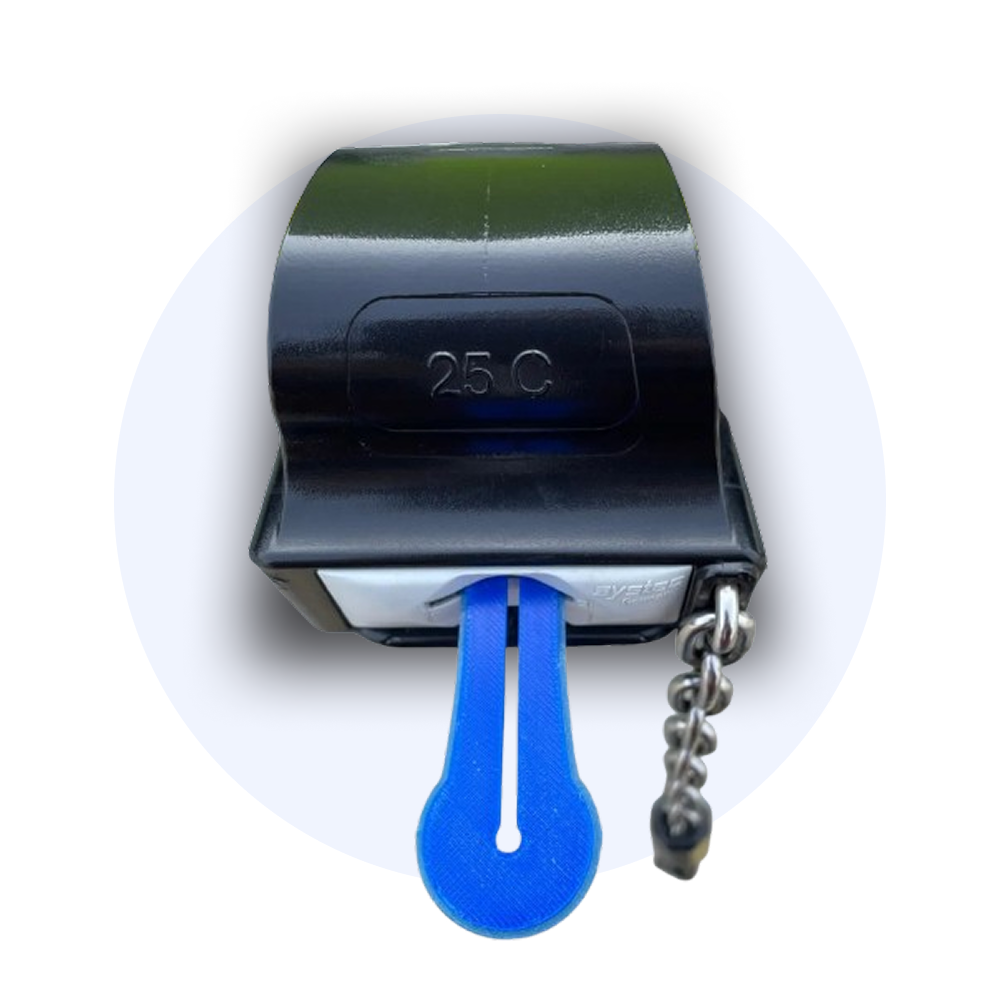 High quality custom shopping cart key, a promotional item for hassle-free shopping, featuring a dual-sided design.